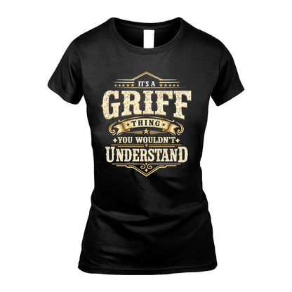 GRIFF HH-F009–Personalized Name Quote Apparel “It’s an NAME Thing You Wouldn’t Understand”