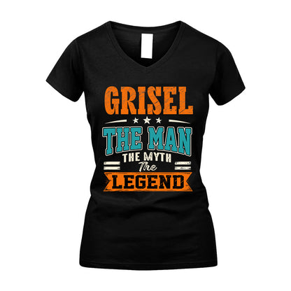 GRISEL HH F007 The Man The Myth The Legend Personalized Shirt – Gift for Men
