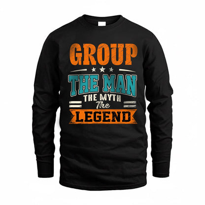 GROUP HH F007 The Man The Myth The Legend Personalized Shirt – Gift for Men