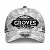 GROVES TC01 HH79 Team Your Name Hat, Personalized Camo Baseball Cap, Custom Family Gift, Gift for Him Her