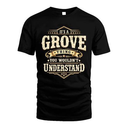 GROVE HH-F009–Personalized Name Quote Apparel “It’s an NAME Thing You Wouldn’t Understand”