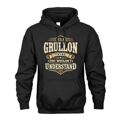 GRULLON HH-F009–Personalized Name Quote Apparel “It’s an NAME Thing You Wouldn’t Understand”