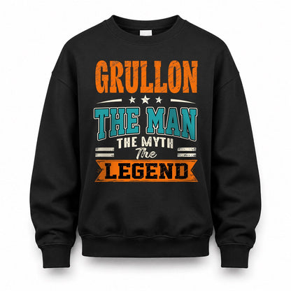 GRULLON HH F007 The Man The Myth The Legend Personalized Shirt – Gift for Men