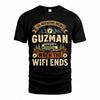 GUZMAN TT898-K6-229 – Personalized Funny Camping Quote Apparel “The Adventure Begins When The WiFi Ends”