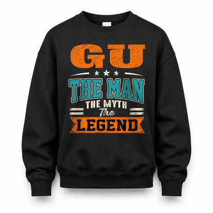 GU HH F007 The Man The Myth The Legend Personalized Shirt – Gift for Men