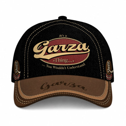 GARZA  TC06 HH79 Personalized Distressed Baseball Cap, Custom Retro Trucker Hat, Statement Dad Cap