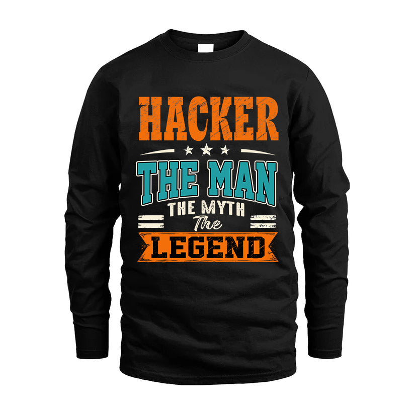 HACKER HH F007 The Man The Myth The Legend Personalized Shirt – Gift for Men