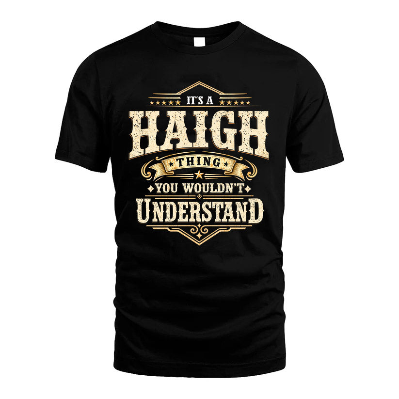HAIGH HH-F009–Personalized Name Quote Apparel “It’s an NAME Thing You Wouldn’t Understand”