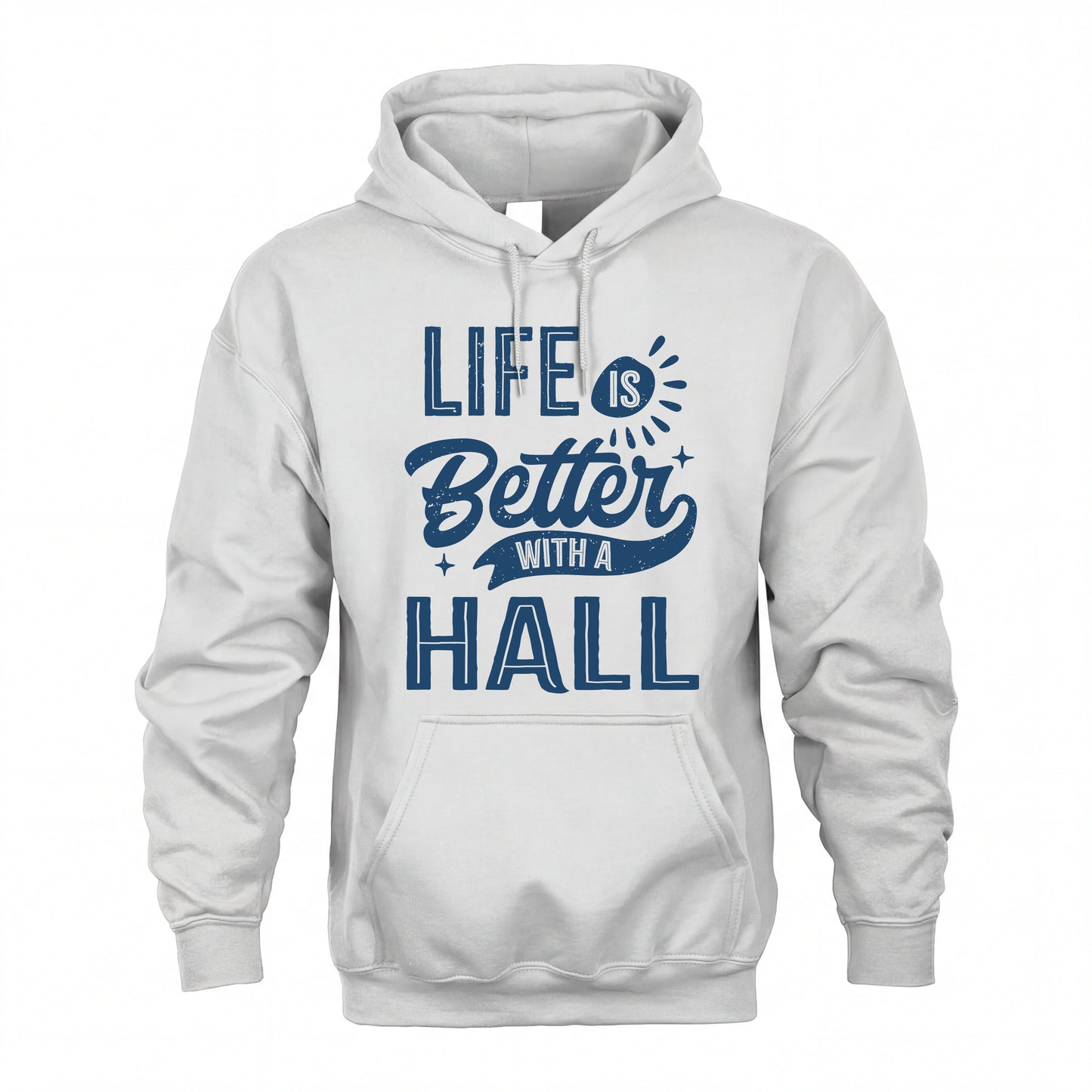HALL HH88-K2–Personalized Name Quote T-Shirt Life Is Better With Unisex Gift