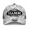 HAMM TC01 HH79 Team Your Name Hat, Personalized Camo Baseball Cap, Custom Family Gift, Gift for Him Her