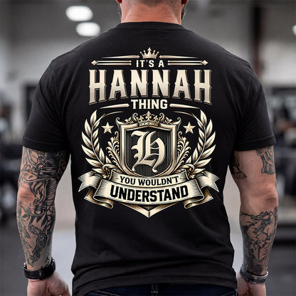 HANNAH HH-F006 Thing Personalized Name T Shirt – You Wouldn’t Understand