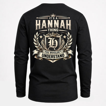 HANNAH HH-F006 Thing Personalized Name T Shirt – You Wouldn’t Understand
