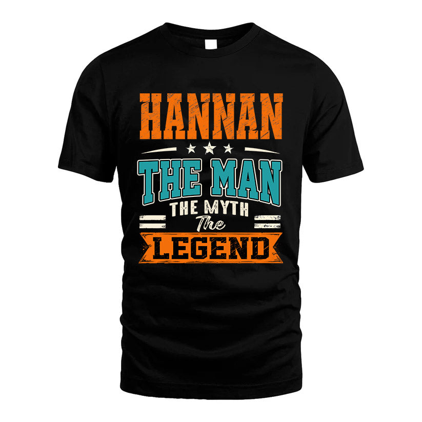 HANNAN HH F007 The Man The Myth The Legend Personalized Shirt – Gift for Men