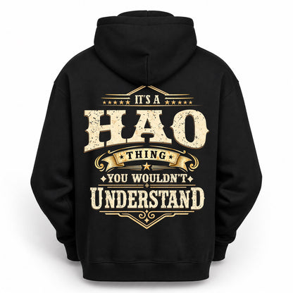 HAO HH-F003–Personalized Name Quote Apparel “It’s an NAME Thing You Wouldn’t Understand”