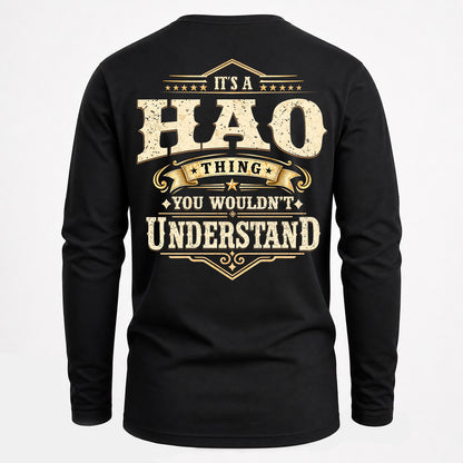 HAO HH-F003–Personalized Name Quote Apparel “It’s an NAME Thing You Wouldn’t Understand”