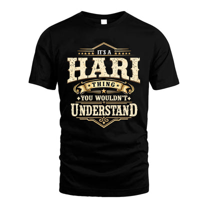HARI HH-F009–Personalized Name Quote Apparel “It’s an NAME Thing You Wouldn’t Understand”