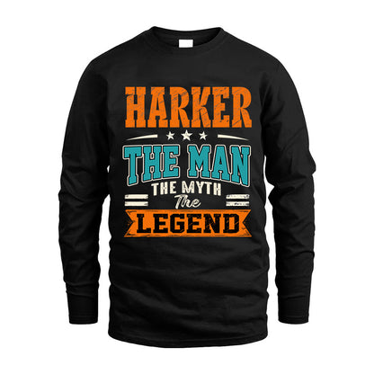 HARKER HH F007 The Man The Myth The Legend Personalized Shirt – Gift for Men