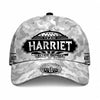 HARRIET TC01 HH79 Team Your Name Hat, Personalized Camo Baseball Cap, Custom Family Gift, Gift for Him Her