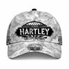 HARTLEY TC01 HH79 Team Your Name Hat, Personalized Camo Baseball Cap, Custom Family Gift, Gift for Him Her