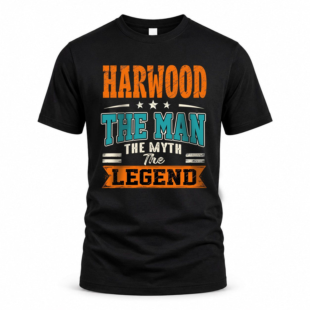 HARWOOD HH F007 The Man The Myth The Legend Personalized Shirt – Gift for Men