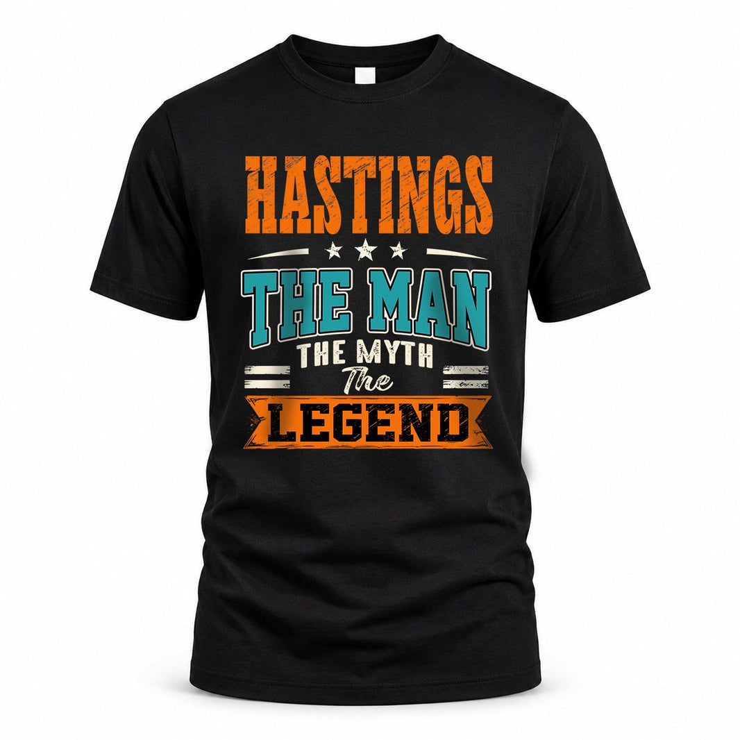 HASTINGS HH F007 The Man The Myth The Legend Personalized Shirt – Gift for Men