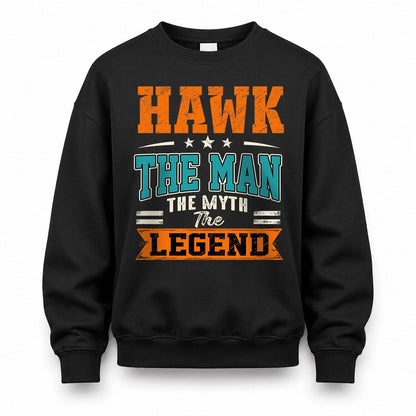 HAWK HH F007 The Man The Myth The Legend Personalized Shirt – Gift for Men