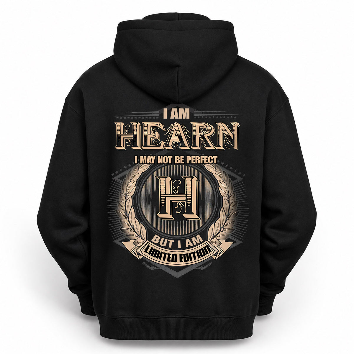 HEARN 2K-101–Personalized Name Quote Apparel “I Am NAME May Not Be Perfect But I Am Limited Edition”