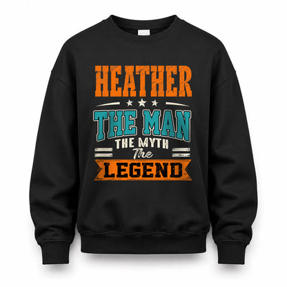 HEATHER HH F007 The Man The Myth The Legend Personalized Shirt – Gift for Men
