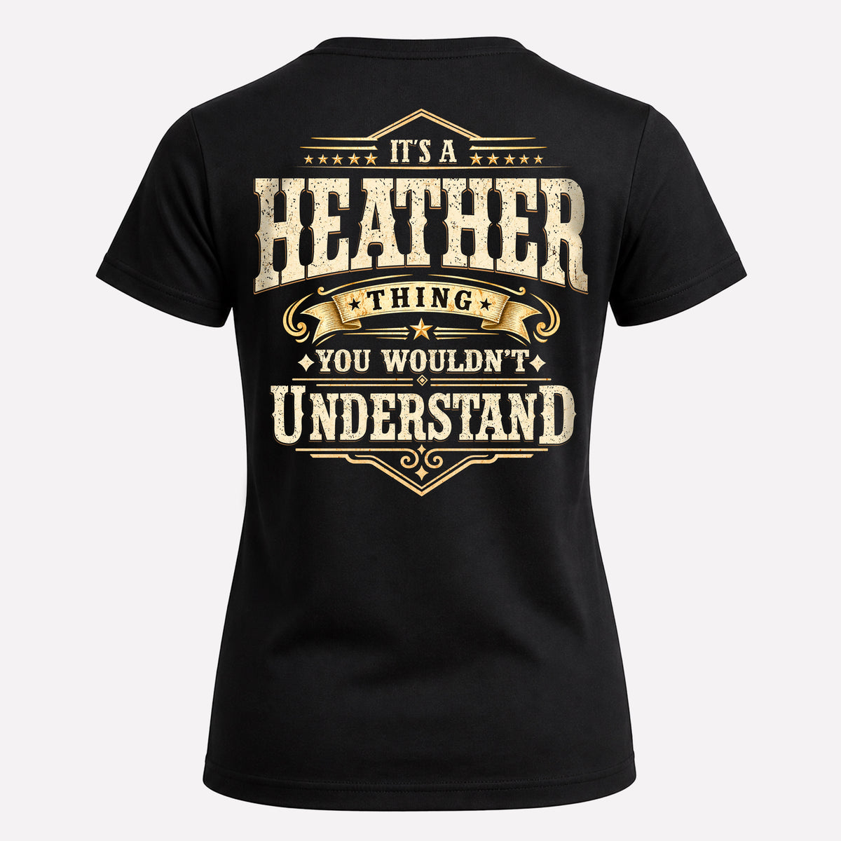 HEATHER HH-F003–Personalized Name Quote Apparel “It’s an NAME Thing You Wouldn’t Understand”
