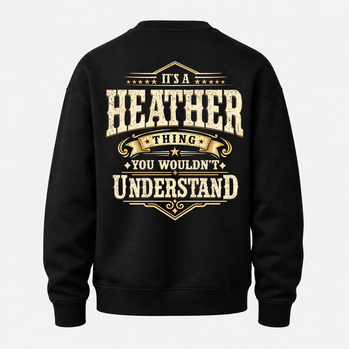 HEATHER HH-F003–Personalized Name Quote Apparel “It’s an NAME Thing You Wouldn’t Understand”
