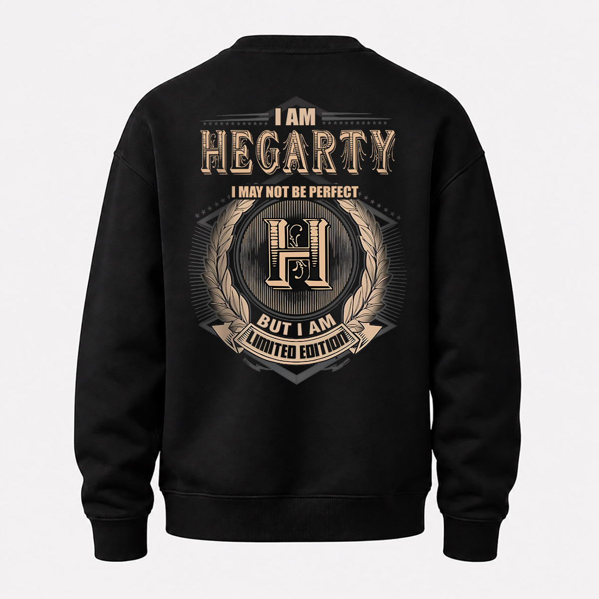 HEGARTY 2K-101–Personalized Name Quote Apparel “I Am NAME May Not Be Perfect But I Am Limited Edition”