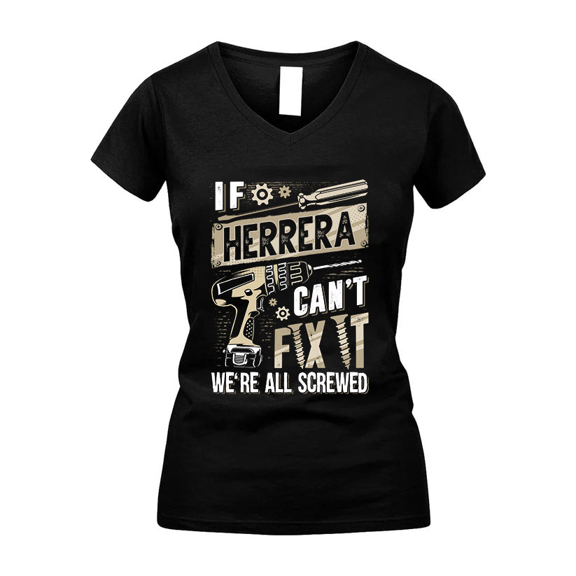 HERRERA HH-F001 Can’t Fix It, We’re All Screwed – Personalized Handyman T-Shirt