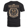 HERRICK 2K-101–Personalized Name Quote Apparel “I Am NAME May Not Be Perfect But I Am Limited Edition”