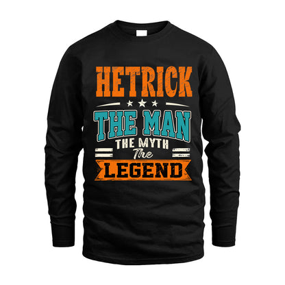 HETRICK HH F007 The Man The Myth The Legend Personalized Shirt – Gift for Men