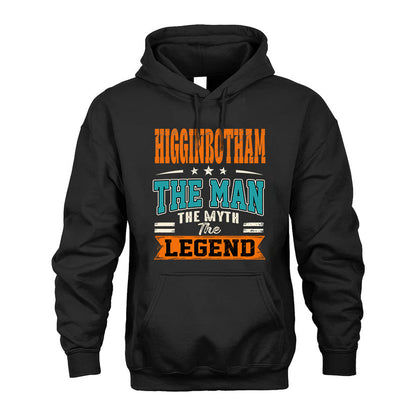 HIGGINBOTHAM HH F007 The Man The Myth The Legend Personalized Shirt – Gift for Men
