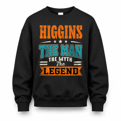 HIGGINS HH F007 The Man The Myth The Legend Personalized Shirt – Gift for Men