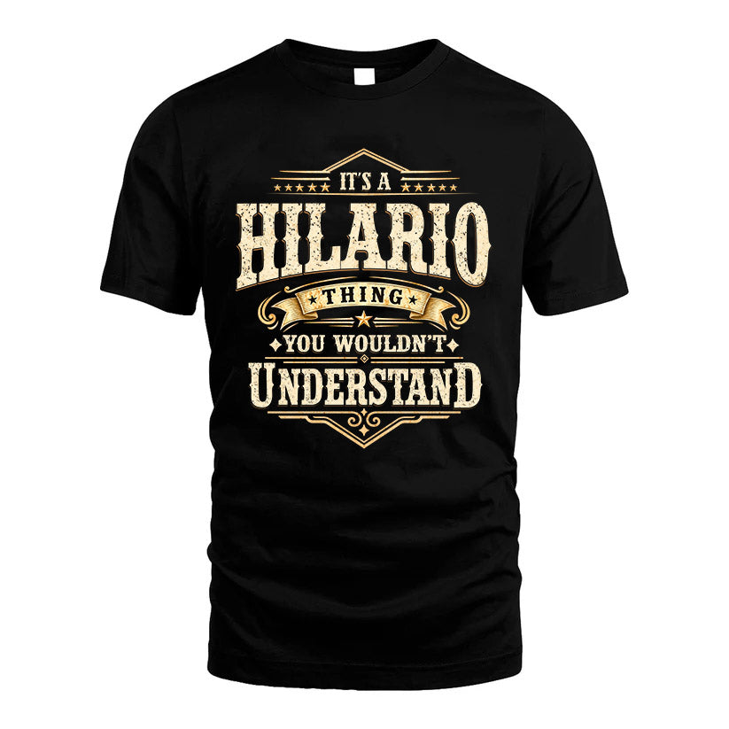 HILARIO HH-F009–Personalized Name Quote Apparel “It’s an NAME Thing You Wouldn’t Understand”