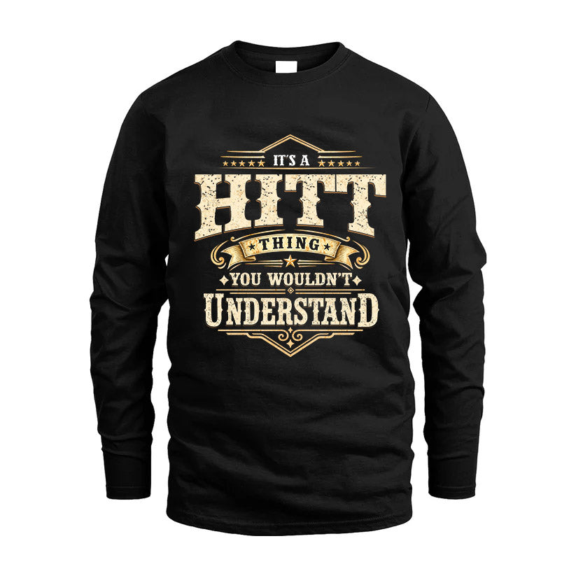 HITT HH-F009–Personalized Name Quote Apparel “It’s an NAME Thing You Wouldn’t Understand”