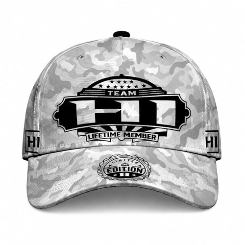 HI TC01 HH79 Team Your Name Hat, Personalized Camo Baseball Cap, Custom Family Gift, Gift for Him Her