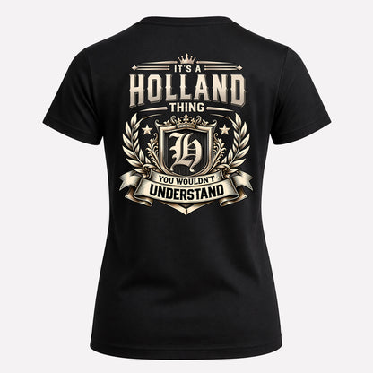 HOLLAND HH-F006 Thing Personalized Name T Shirt – You Wouldn’t Understand