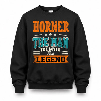 HORNER HH F007 The Man The Myth The Legend Personalized Shirt – Gift for Men