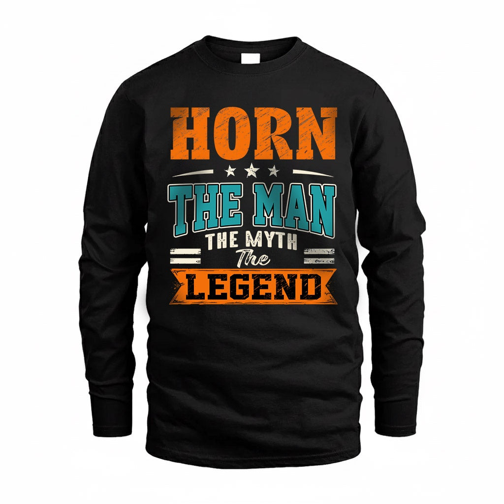 HORN HH F007 The Man The Myth The Legend Personalized Shirt – Gift for Men