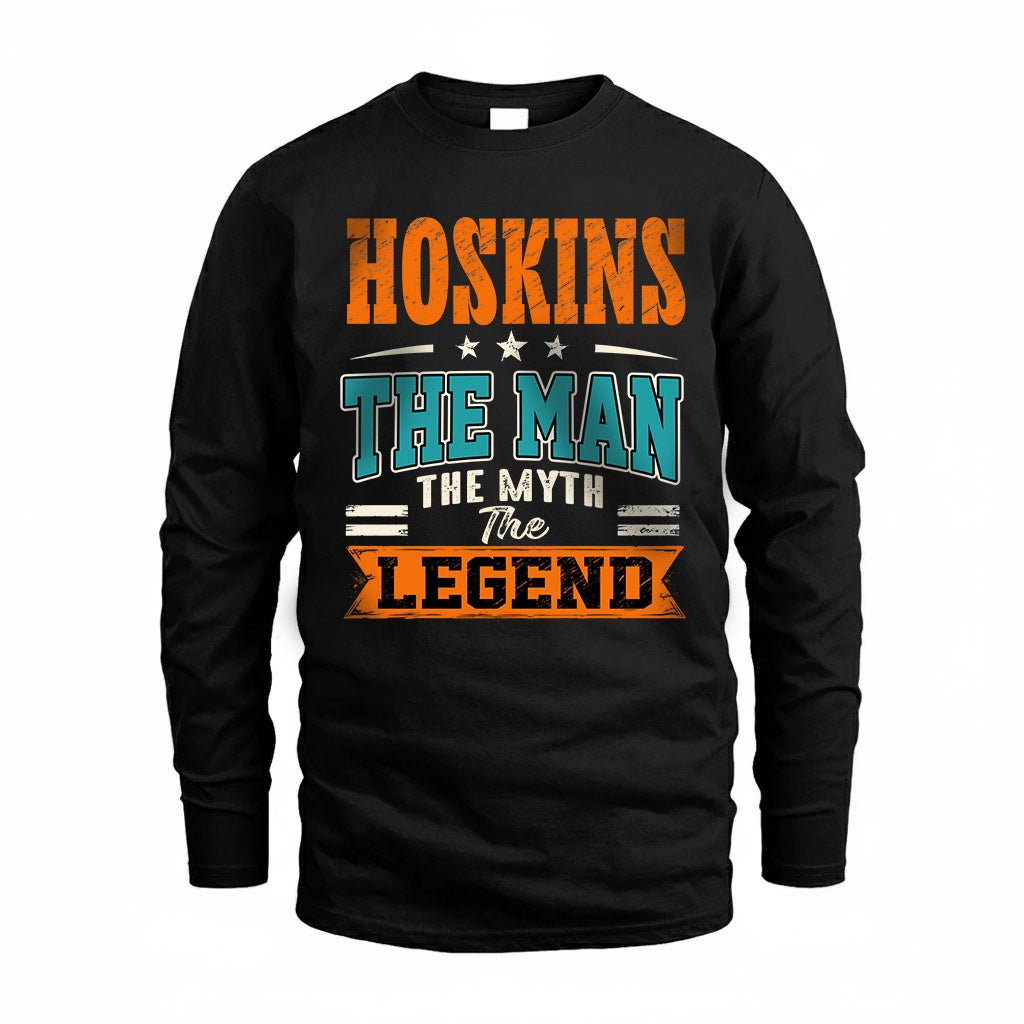 HOSKINS HH F007 The Man The Myth The Legend Personalized Shirt – Gift for Men