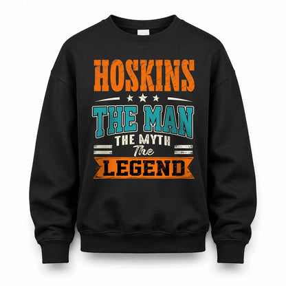 HOSKINS HH F007 The Man The Myth The Legend Personalized Shirt – Gift for Men