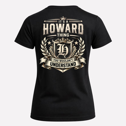 HOWARD HH-F006 Thing Personalized Name T Shirt – You Wouldn’t Understand