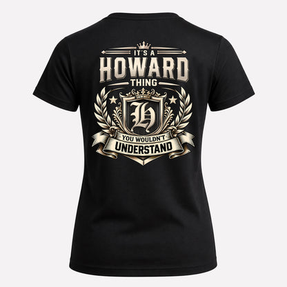 HOWARD HH-F006 Thing Personalized Name T Shirt – You Wouldn’t Understand