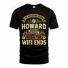 HOWARD TT898-K6-229 – Personalized Funny Camping Quote Apparel “The Adventure Begins When The WiFi Ends”
