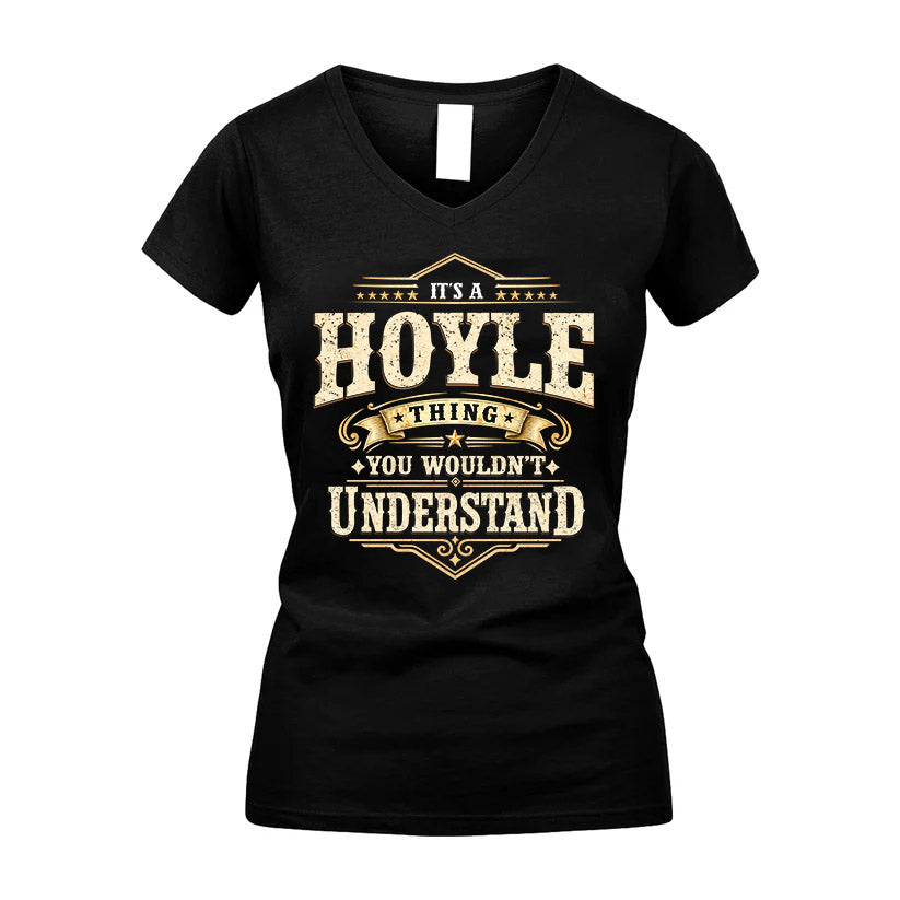 HOYLE HH-F009–Personalized Name Quote Apparel “It’s an NAME Thing You Wouldn’t Understand”
