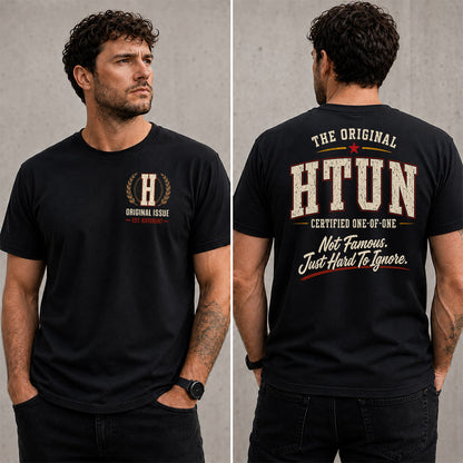 HTUN W65-F6-168 – Personalized Original Issue Apparel “The Original NAME Certified One-of-One"