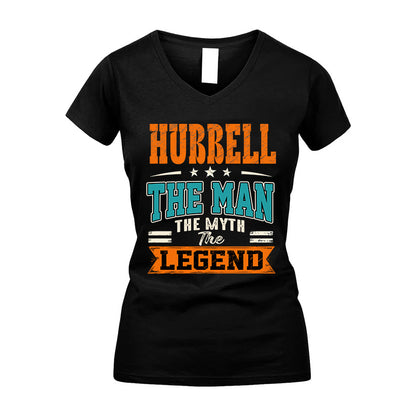 HUBBELL HH F007 The Man The Myth The Legend Personalized Shirt – Gift for Men